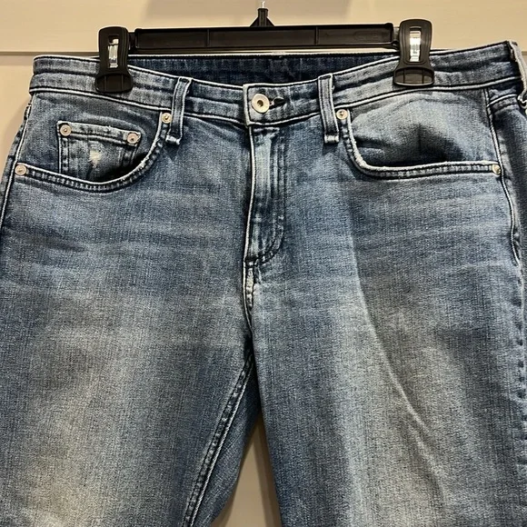 VGUC rag & bone dre low-rise slim boyfriend jeans in colour Star City - Picture 5 of 16